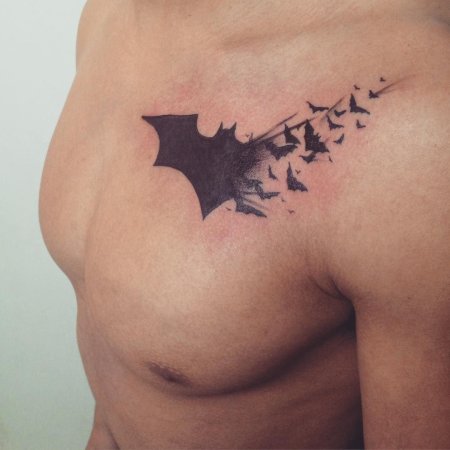Бэтмен тату эскиз