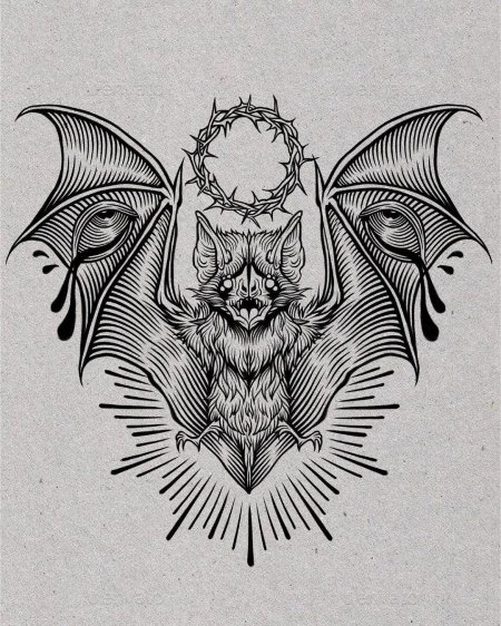 Дарк тату эскизы