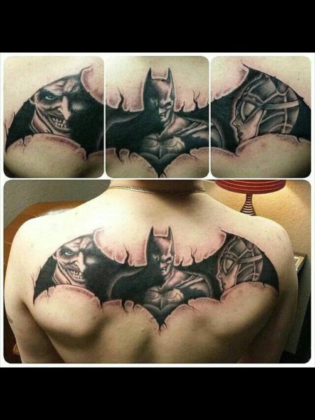 Бэтмен тату