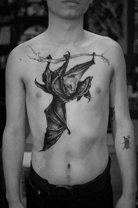 Летучая мышь татуировка