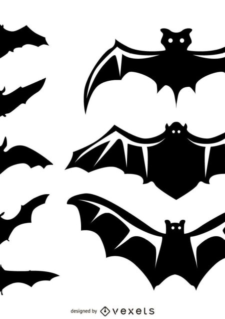 Летучая мышь силуэт