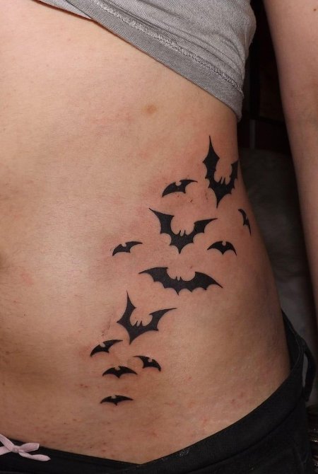 Тату летучая мышь