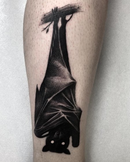 Летучая лисица тату