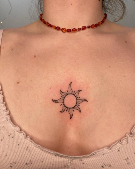 Тату солнца
