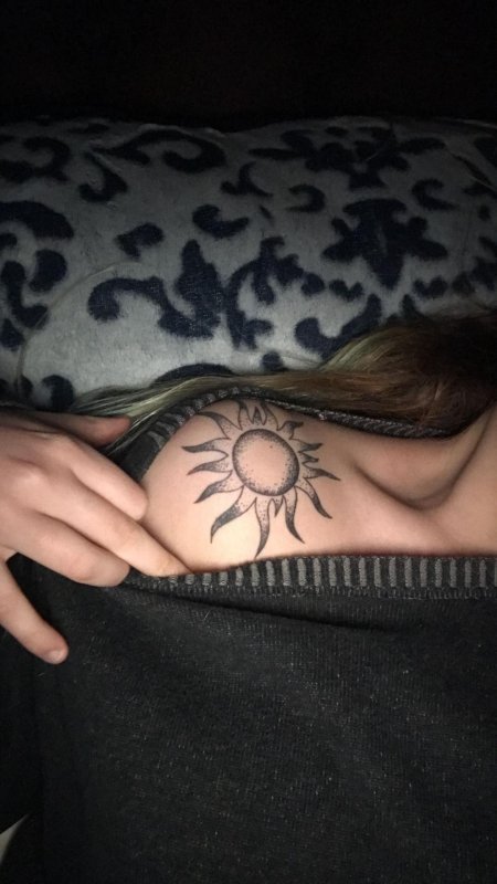 Тату солнца