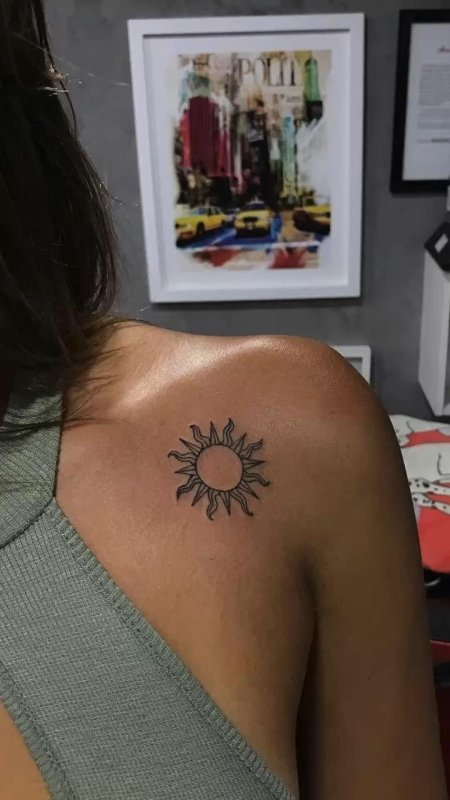 Солнце тату