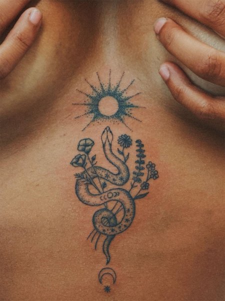 Татуировка небольшая