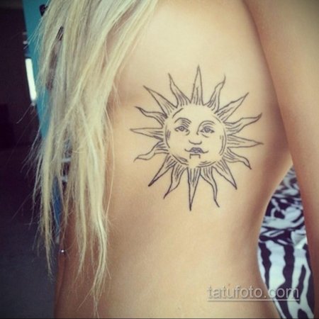 Тату солнца