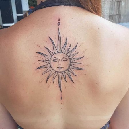 Тату солнца