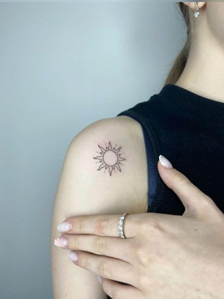 Тату солнца