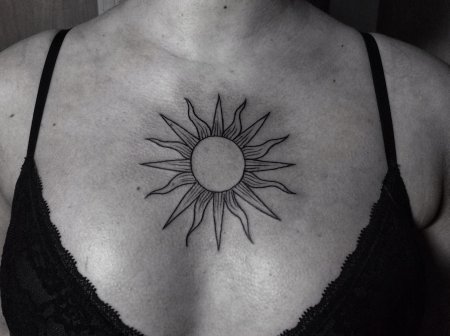 Тату солнца