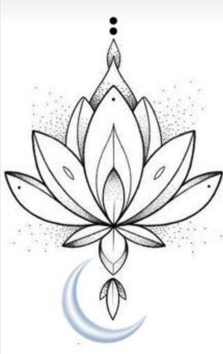 Лотос эскиз