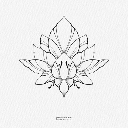 Эскиз лотос