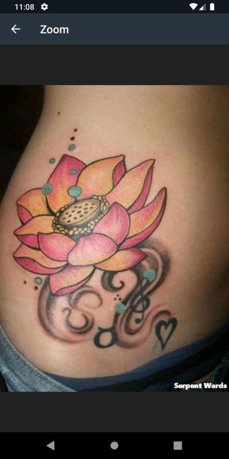 Лотос тату