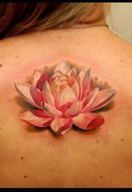 Цветок лотоса тату