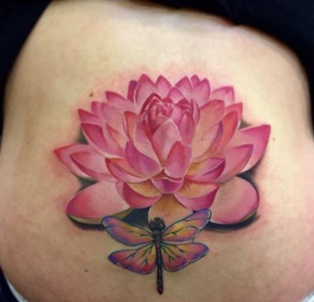 Тату лотос