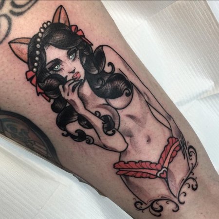 Татуировка девушка