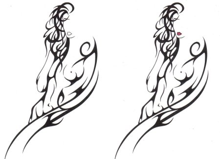 Эскиз тату для девушек