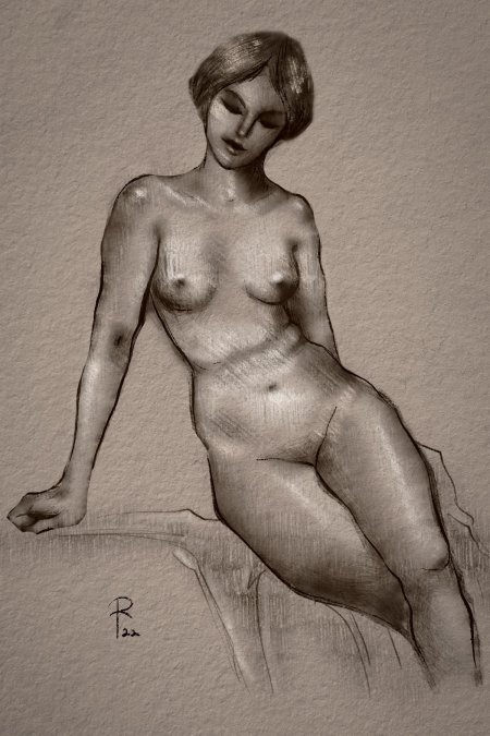 Портрет обнаженной