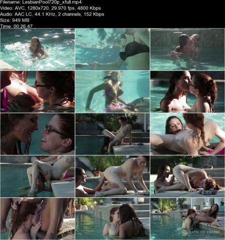 В бассейне секс