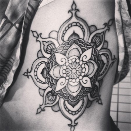 Мандала тату эскиз