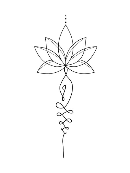 Лотос эскиз