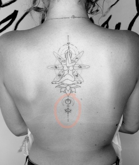 Тату сакральная геометрия