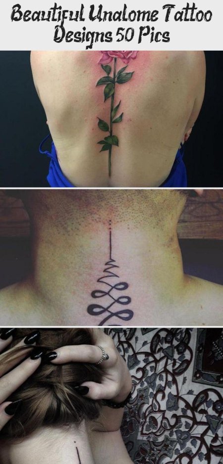 Тату уналоме на спине