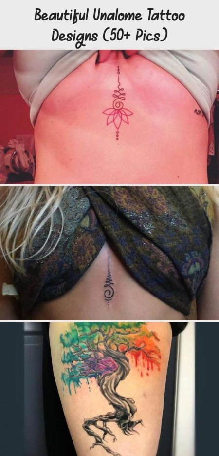 Тату уналоме между грудиной