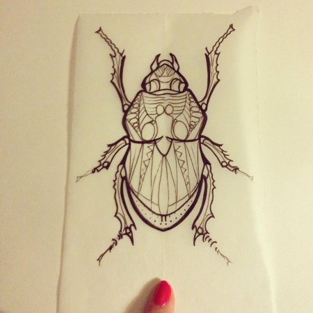Жук тату