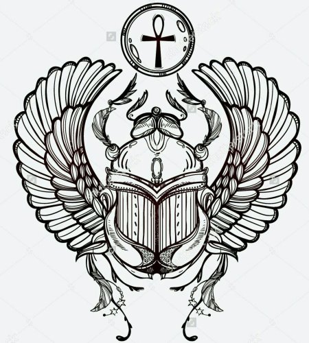 Египетский жук скарабей