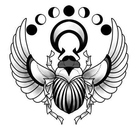 Египетский жук скоробей