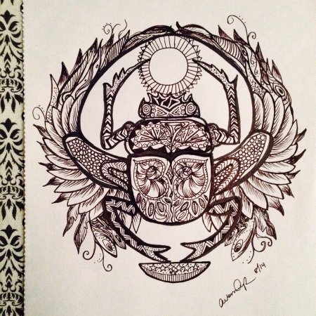 Жук скарабей египетский символ