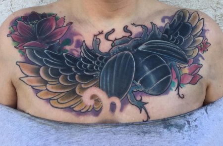 Тату скоробей жук скарабей