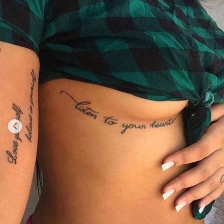 Тату надписи