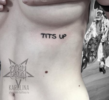 Надписи тату