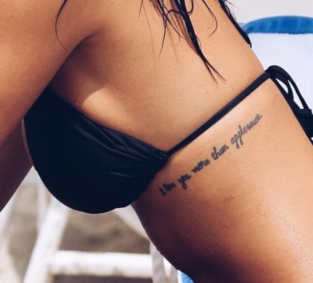 Красивые тату надписи для девушек