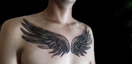 Крылья тату