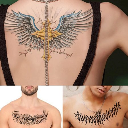 Мужские тату на спине
