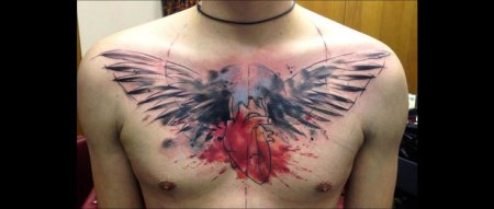 Треш полько ворон тату