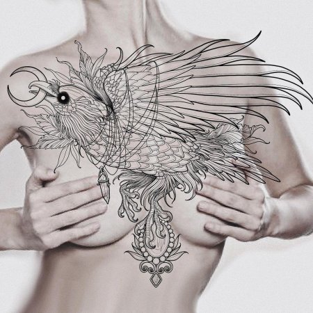 Эскиз на грудь