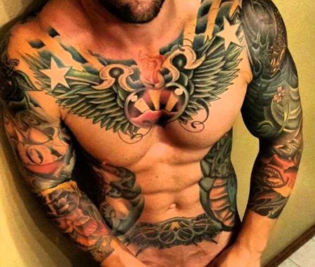 Красивое тату для мужчин