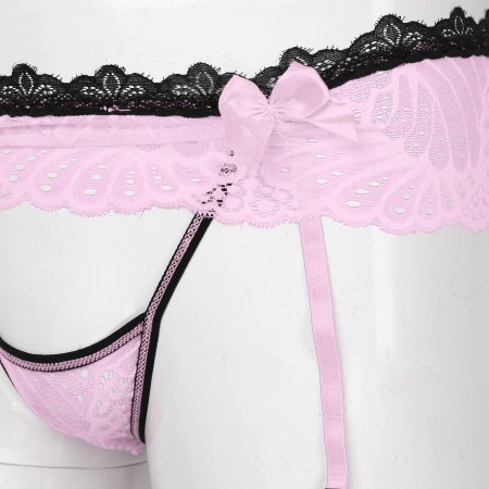 Мужские кружевные стринги