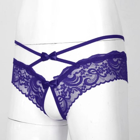 Мужское кружевное белье стринги