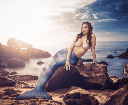 Русалка фотосессия