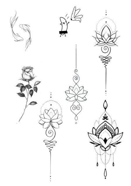 Уналоме тату эскизы