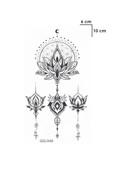 Тату лотос эскизы для девушек