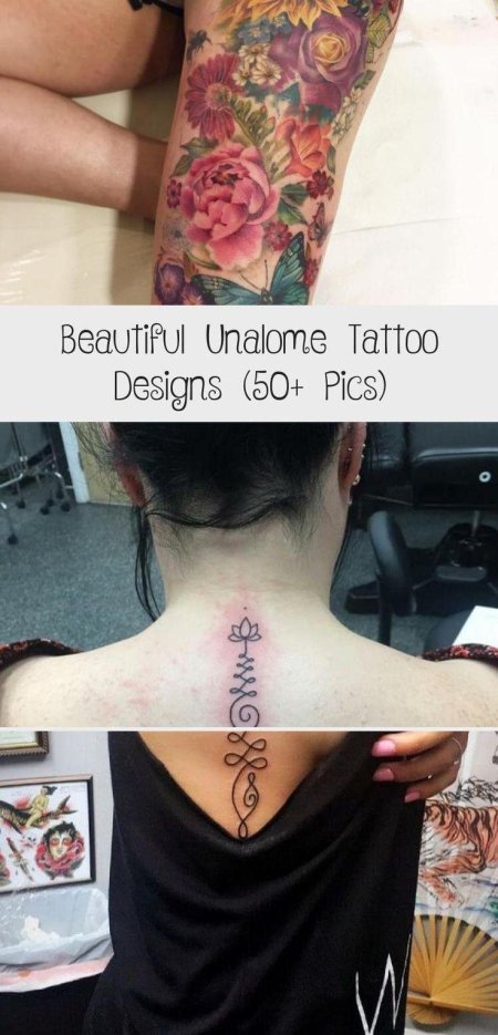 Тату женская на спине