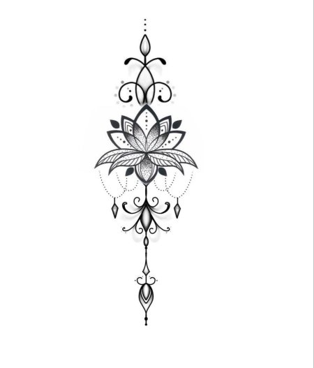 Эскиз тату для девушек