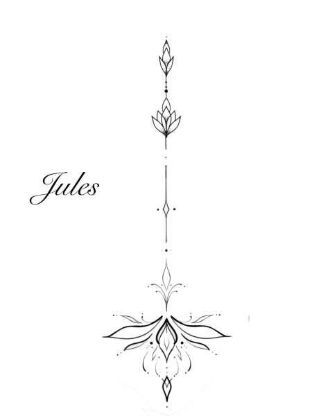 Татуировка лотос